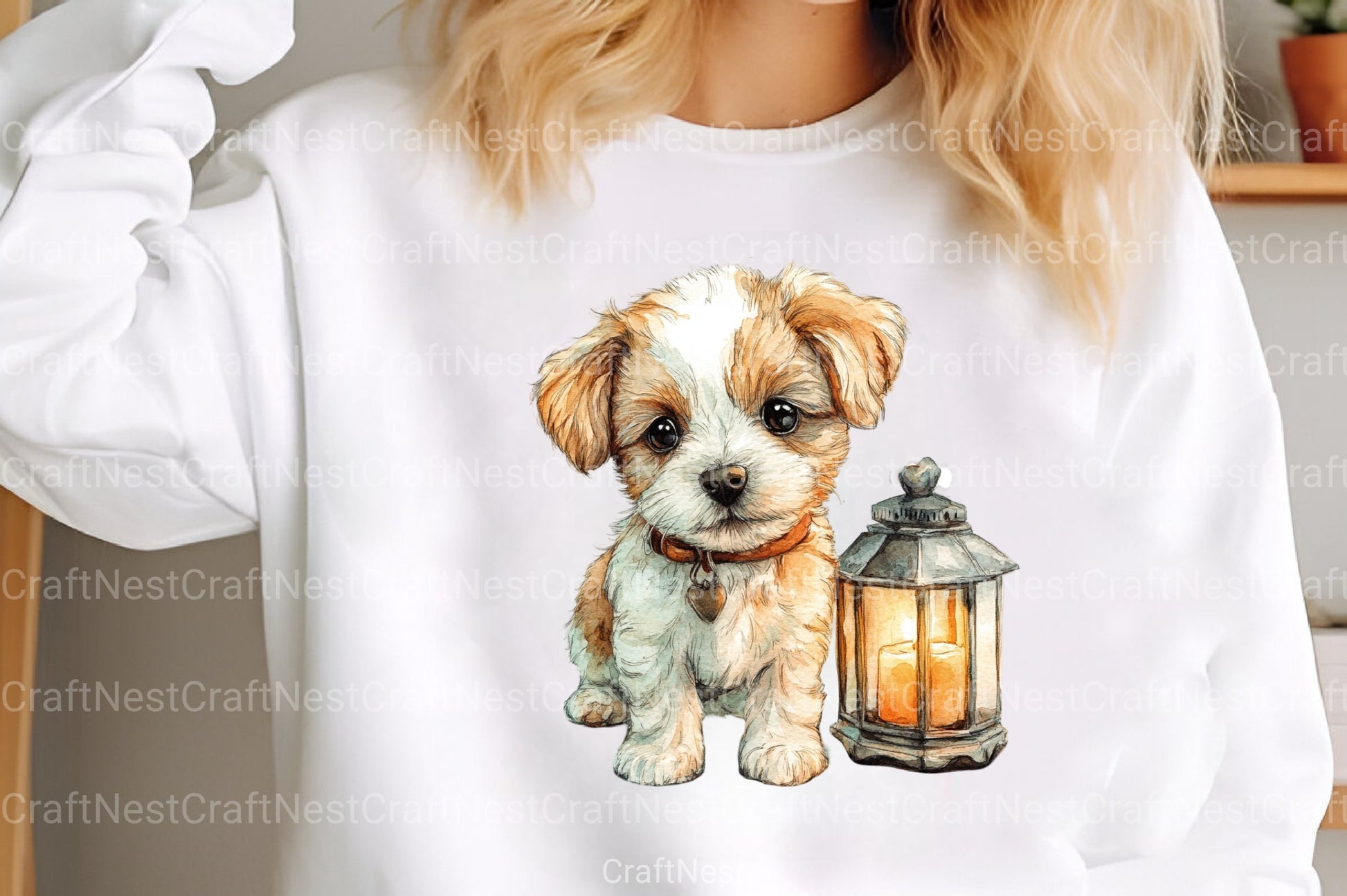 Vintage Santa Paws Retro Christmas Puppy Clipart Bundle - CraftNest - Digital Crafting and Art