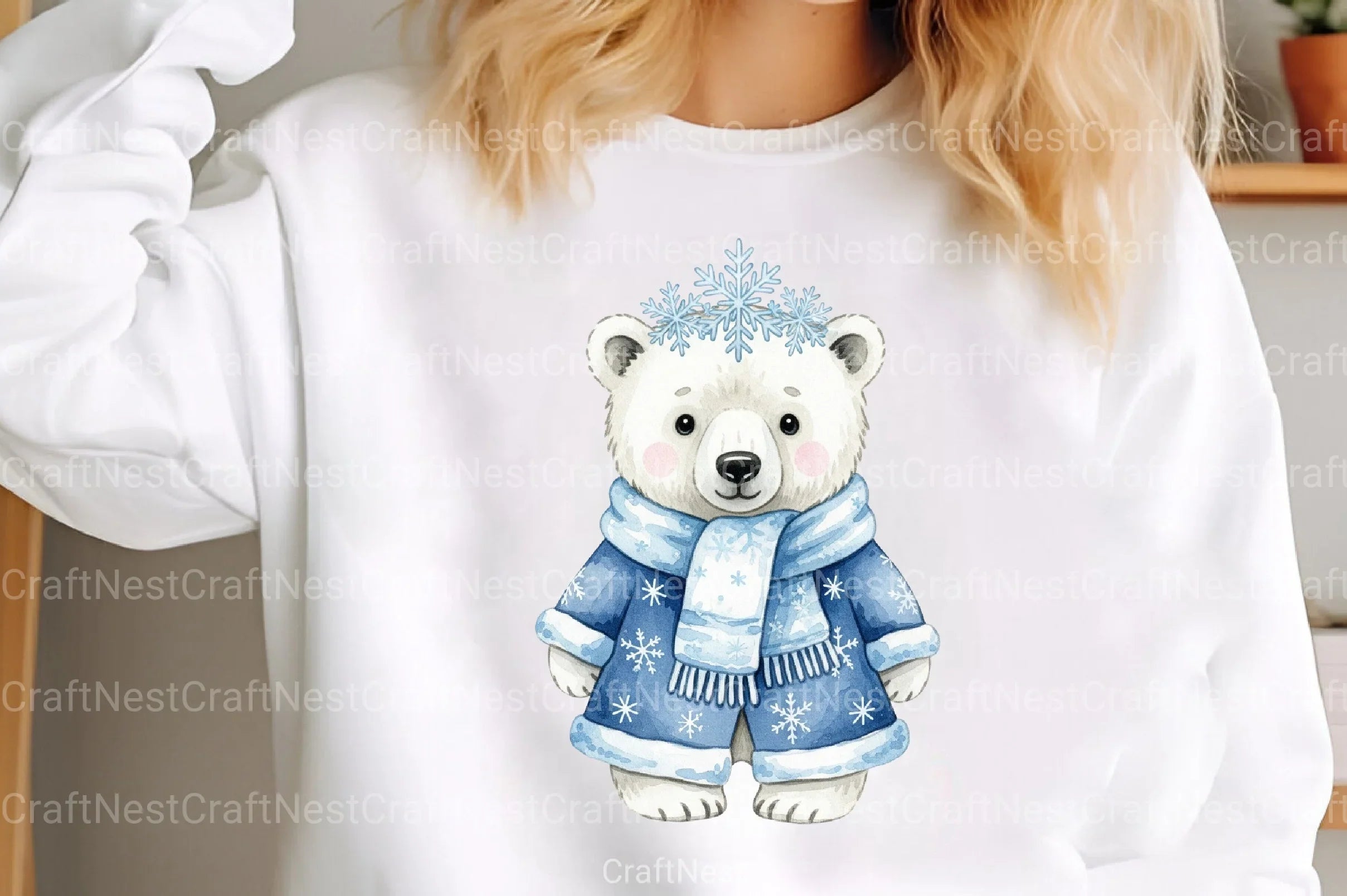 Polar Bear Christmas Clipart Bundle 2 - CraftNest - Digital Crafting and Art