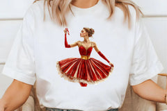 Christmas Ballerina Clipart Bundle - CraftNest - Digital Crafting and Art