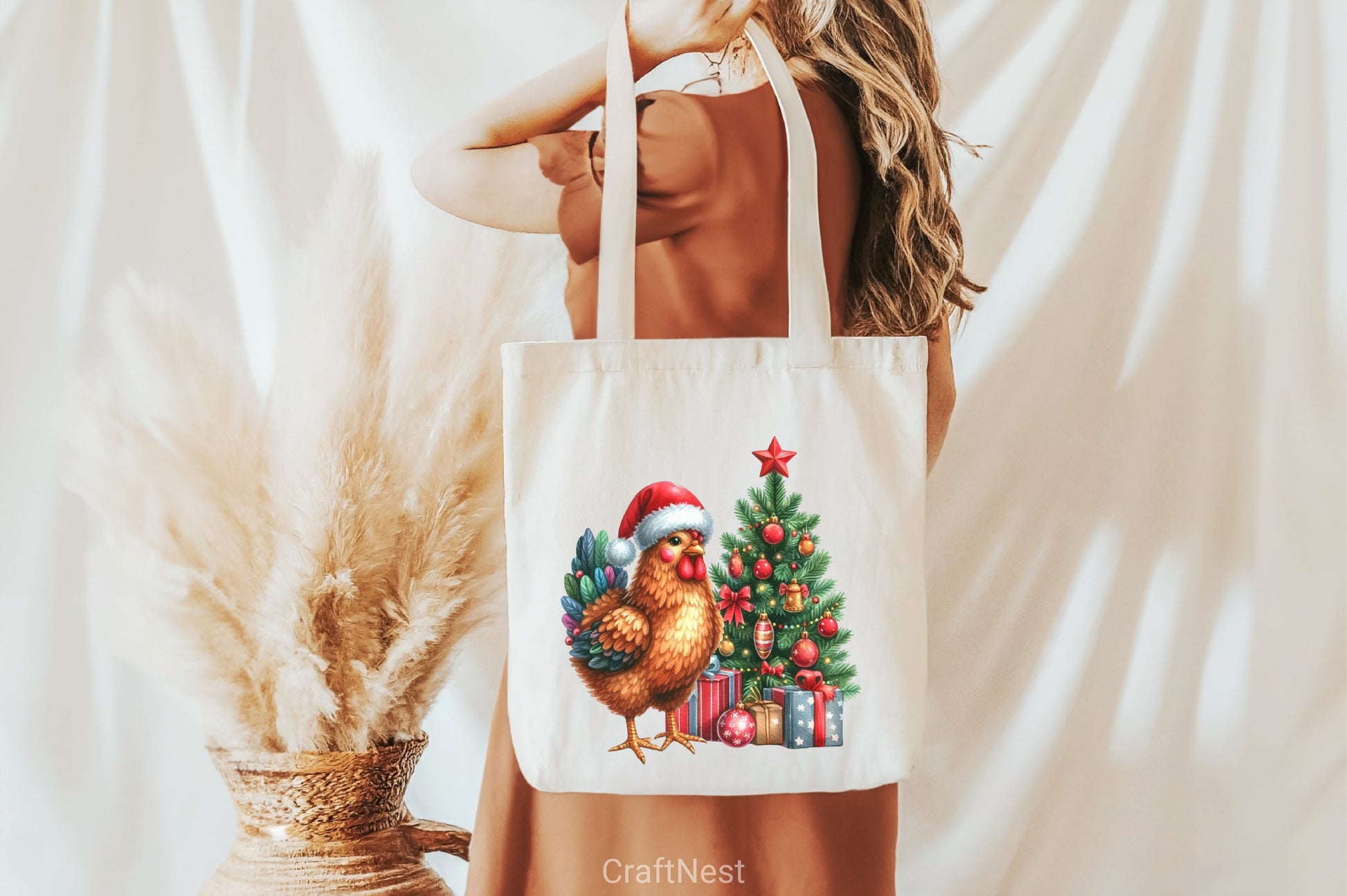 Christmas Chicken Clipart Bundle 3 - CraftNest - Digital Crafting and Art