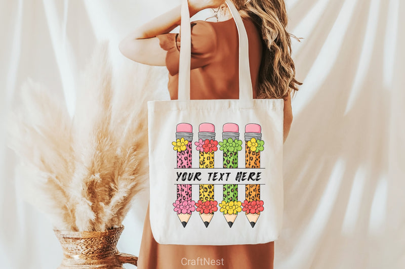 Pencil Monogram Clipart Bundle - CraftNest - Digital Crafting and Art