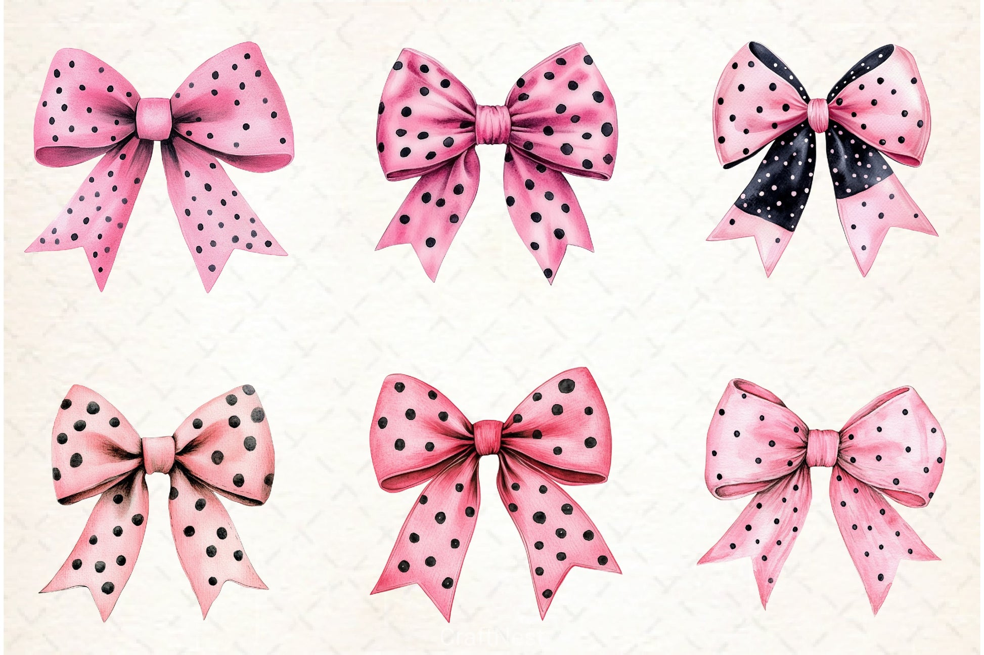 Halloween Coquette Bow Clipart Bundle 2 - CraftNest - Digital Crafting and Art