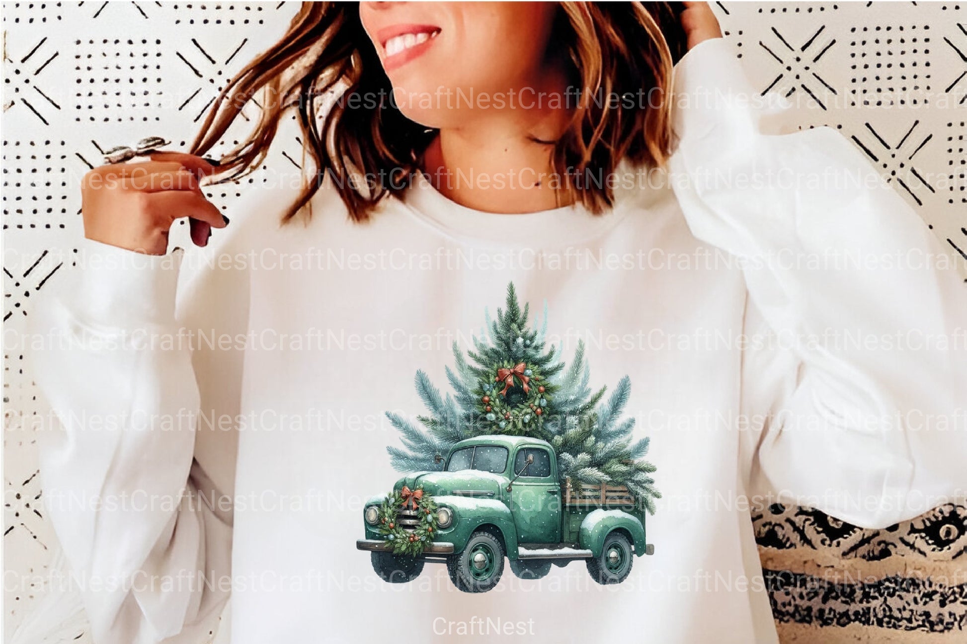 Christmas Trucks Clipart Bundle - CraftNest - Digital Crafting and Art