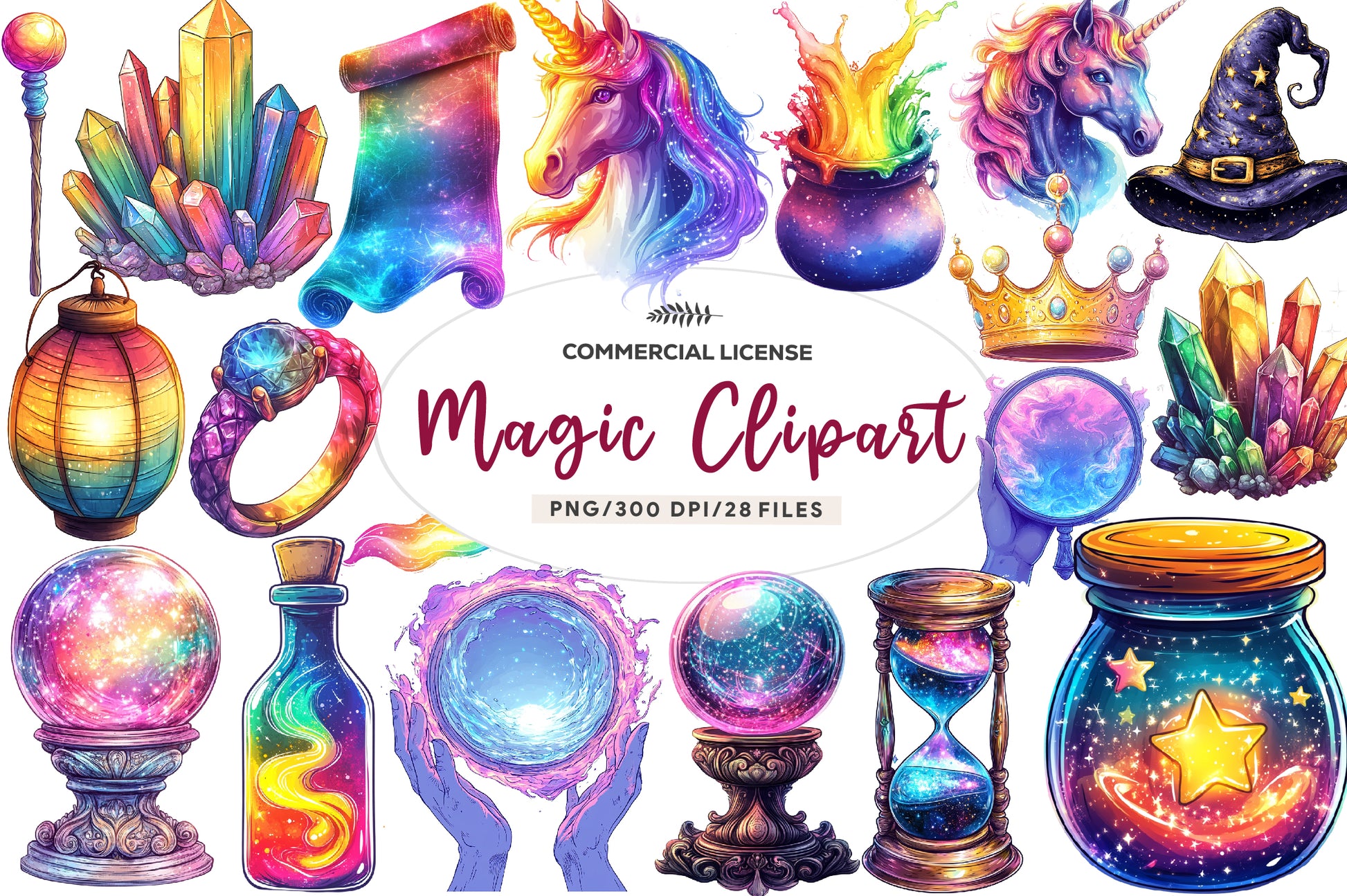 Magic Clipart Bundle - CraftNest - Digital Crafting and Art