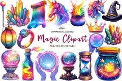 Magic Clipart Bundle - CraftNest - Digital Crafting and Art