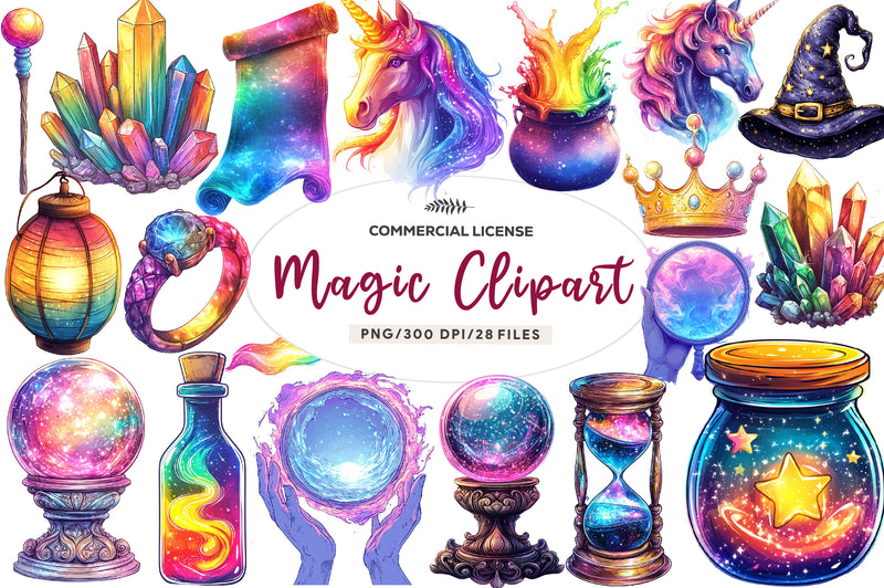 Magic Clipart Bundle - CraftNest - Digital Crafting and Art