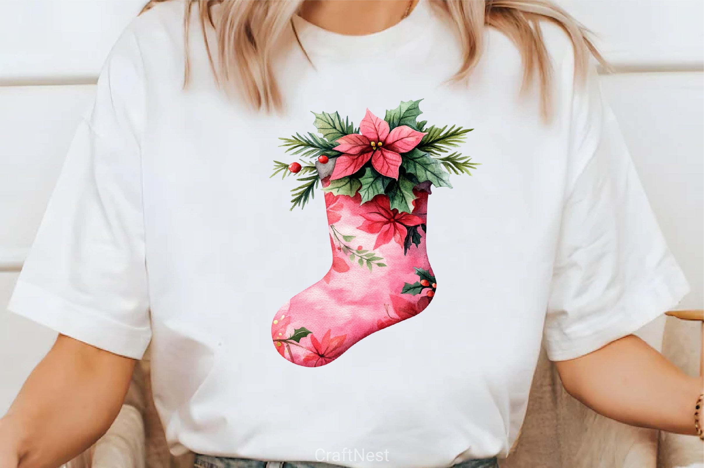 Rose Gold Christmas Clipart Bundle - CraftNest - Digital Crafting and Art