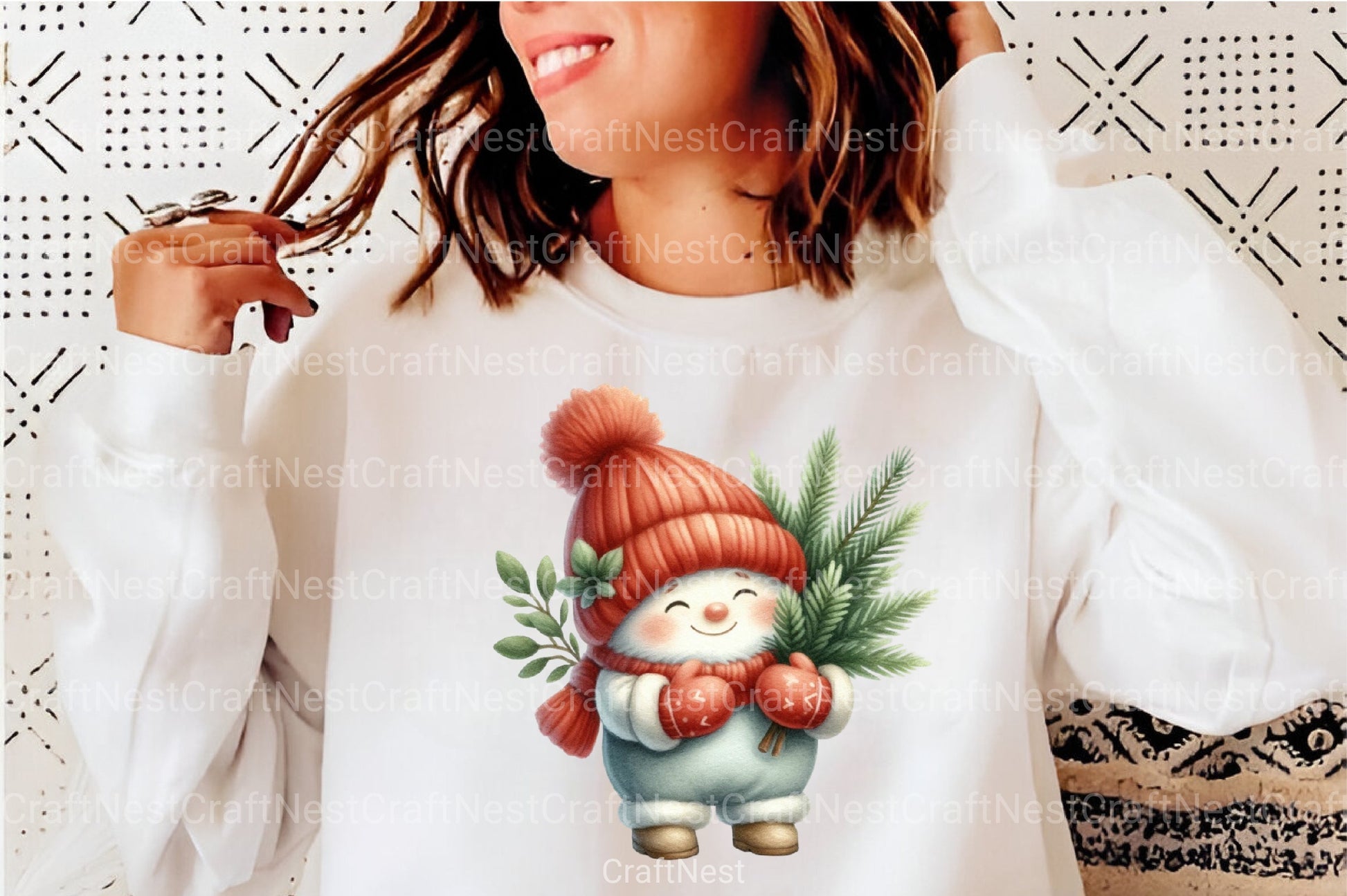 Gnome Christmas Cozy Clipart Bundle - CraftNest - Digital Crafting and Art