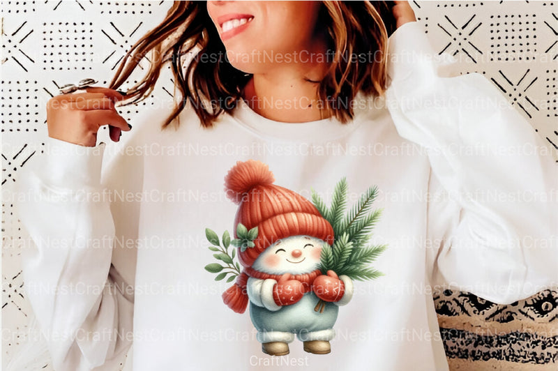 Gnome Christmas Cozy Clipart Bundle - CraftNest - Digital Crafting and Art