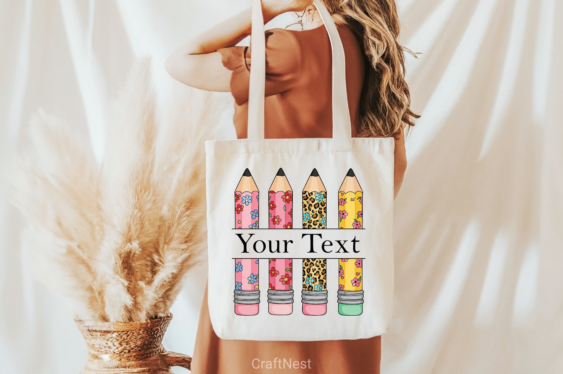 Pencil Trio Monogram Frame Clipart Bundle - CraftNest - Digital Crafting and Art