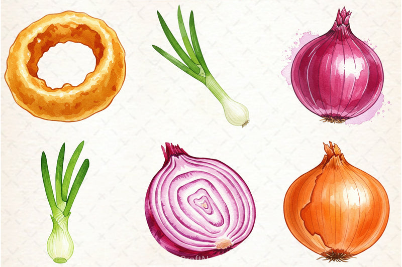Onion Clipart Bundle - CraftNest - Digital Crafting and Art