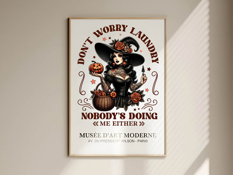Dont Worry Laundry Vintage Halloween Clipart Bundle - CraftNest - Digital Crafting and Art