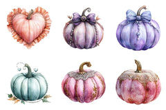 Aesthetic Coquette Pumpkin Clipart Bundle - CraftNest - Digital Crafting and Art