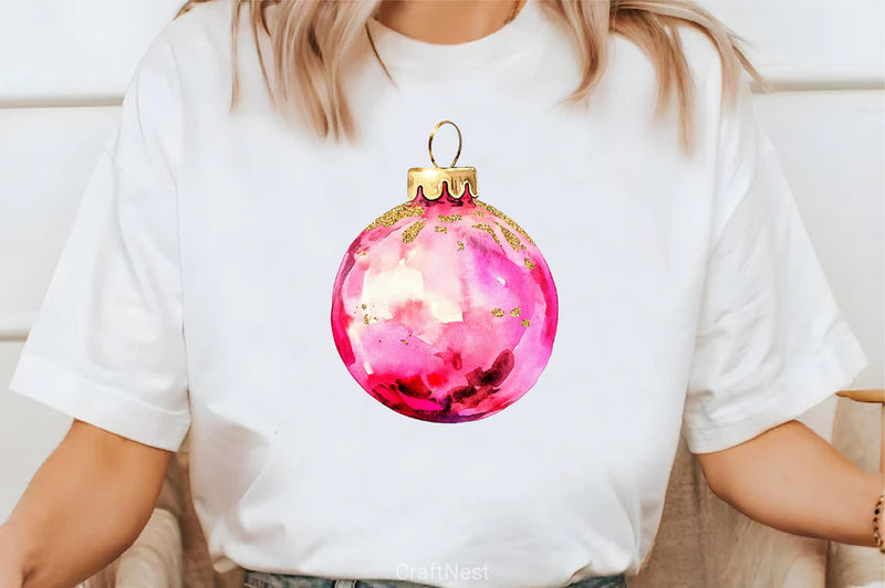 Chic Neon Pink Christmas Clipart Bundle - CraftNest - Digital Crafting and Art