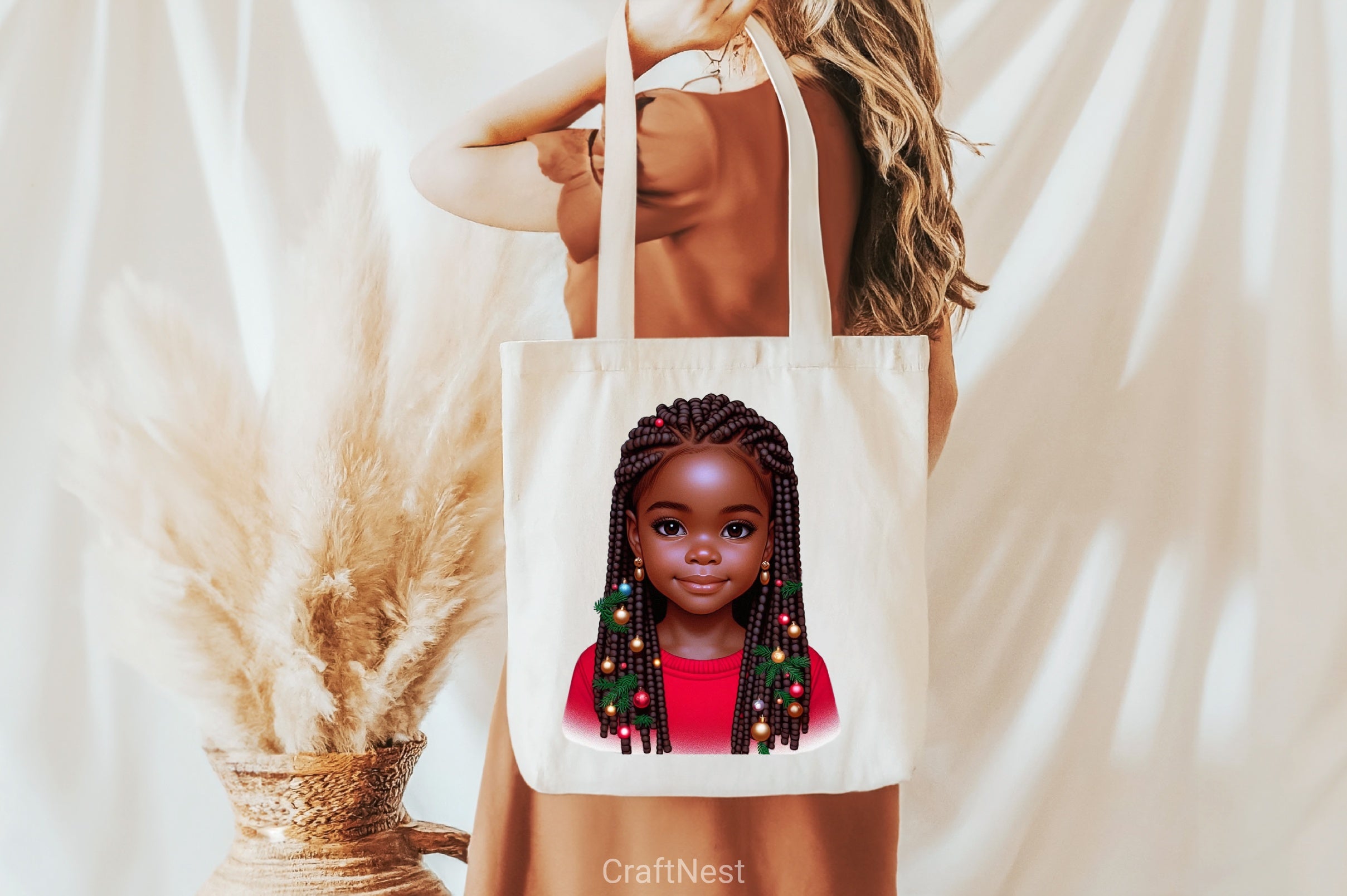 Christmas Black Girl Clipart Bundle 3 - CraftNest - Digital Crafting and Art