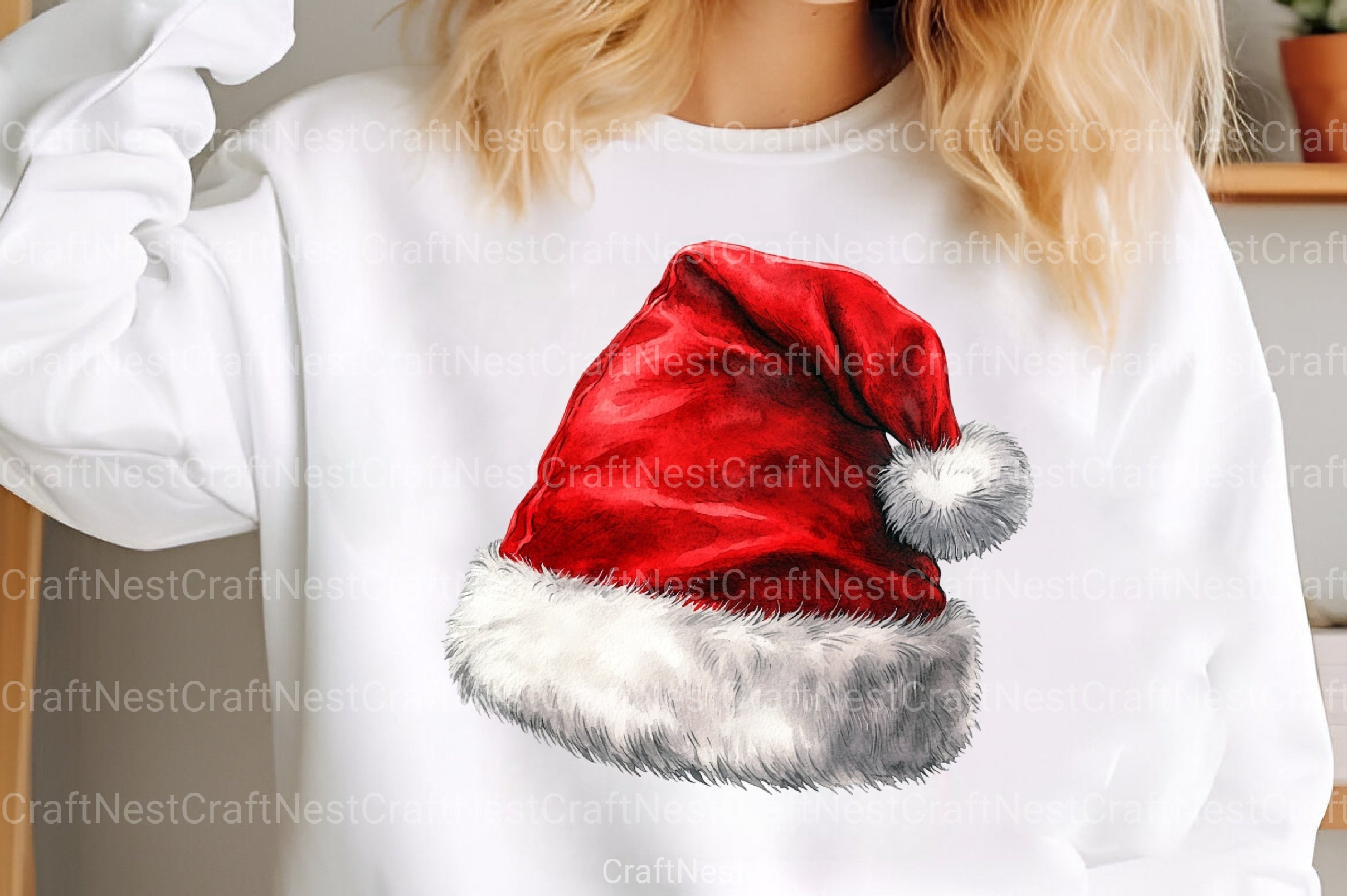 Classic Christmas Holiday Art: Red & Green Xmas Cozy Winter Stickers Bundle - CraftNest - Digital Crafting and Art