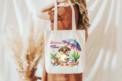 Funny Duck Summer Vibes Clipart Bundle - CraftNest - Digital Crafting and Art