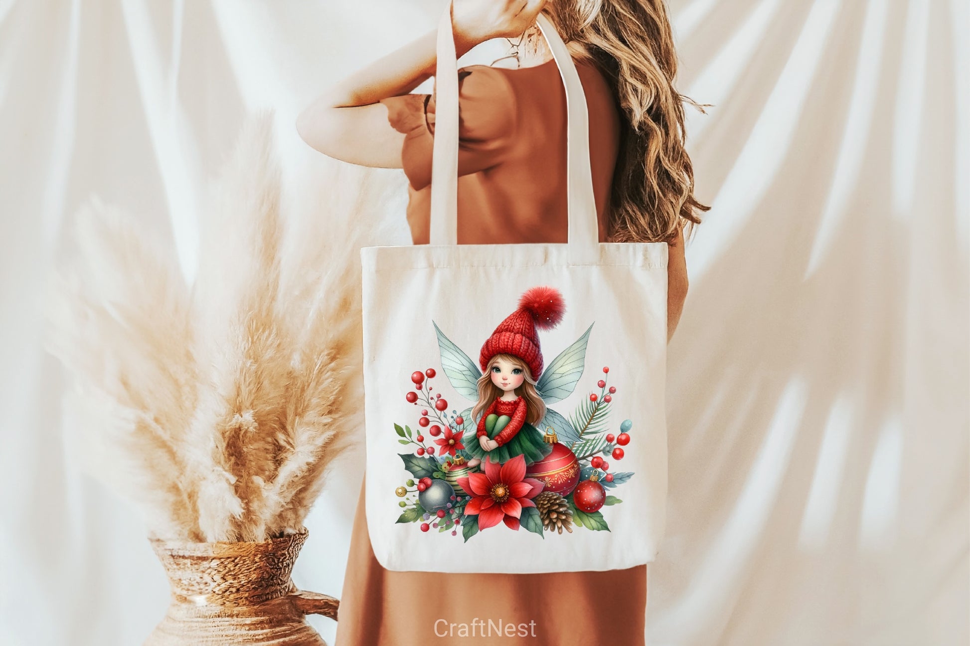 Fantasy Christmas Fairy Clipart Bundle - CraftNest - Digital Crafting and Art