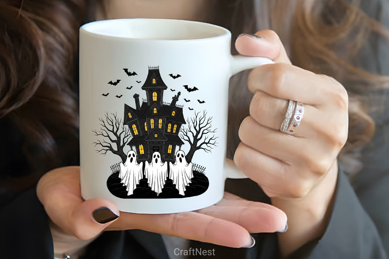 Vintage Halloween Ghost Clipart Bundle 1 - CraftNest - Digital Crafting and Art