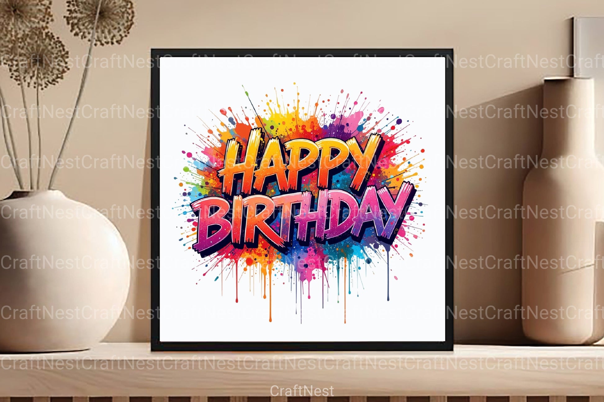 Happy Birthday Clipart Bundle 3 - CraftNest - Digital Crafting and Art