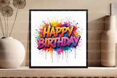 Happy Birthday Clipart Bundle 3 - CraftNest - Digital Crafting and Art