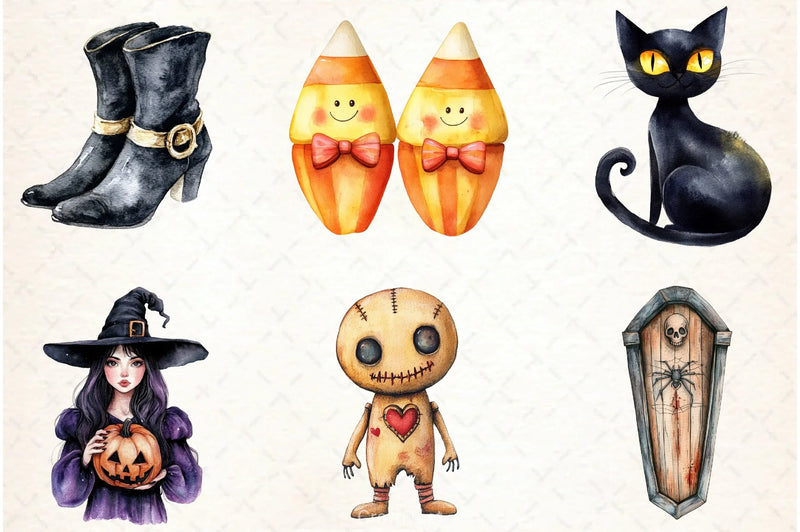 Spooky Halloween Clipart Bundle 2 - CraftNest - Digital Crafting and Art