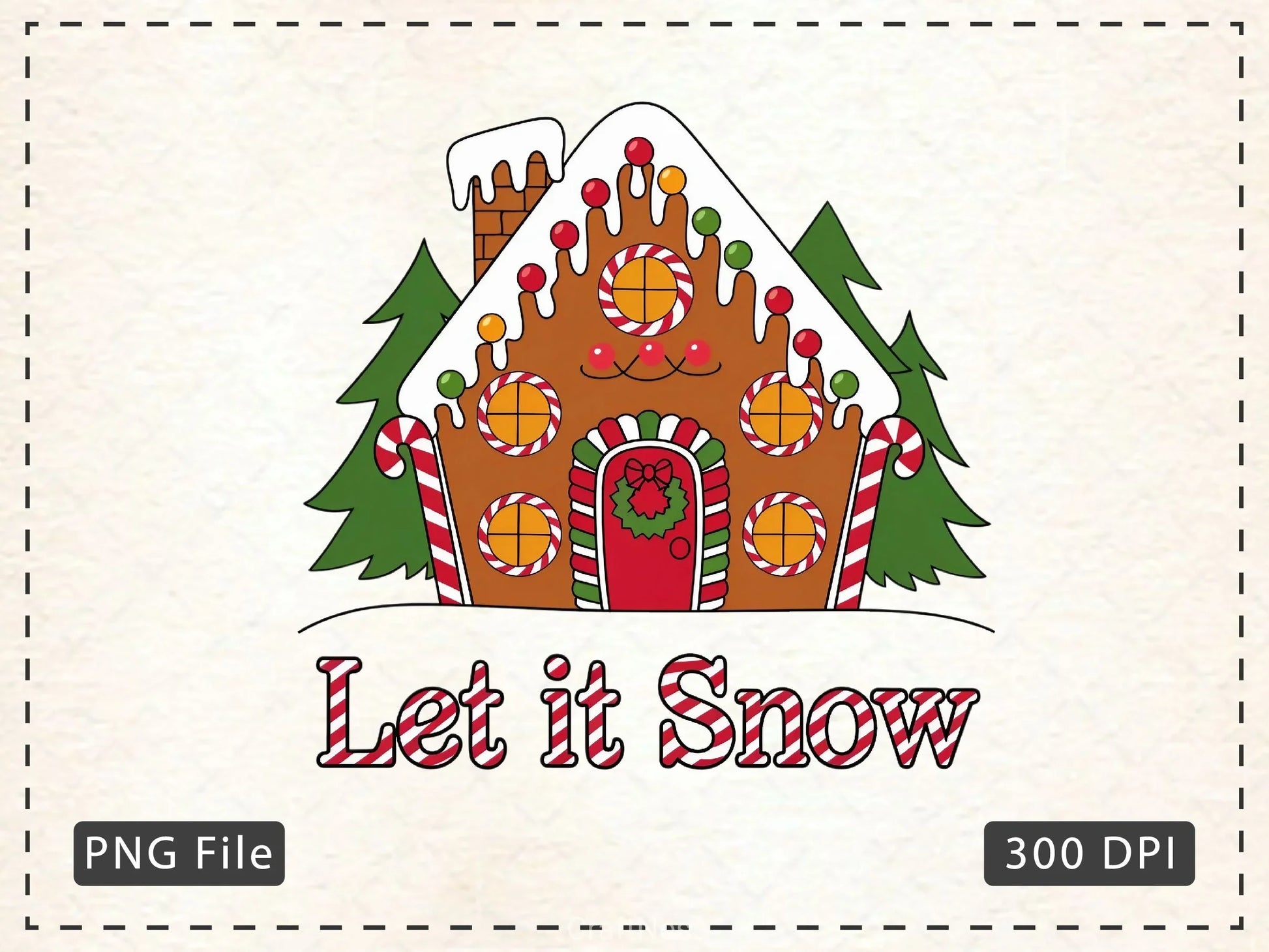 Let It Snow Vintage Christmas Clipart Bundle - CraftNest - Digital Crafting and Art