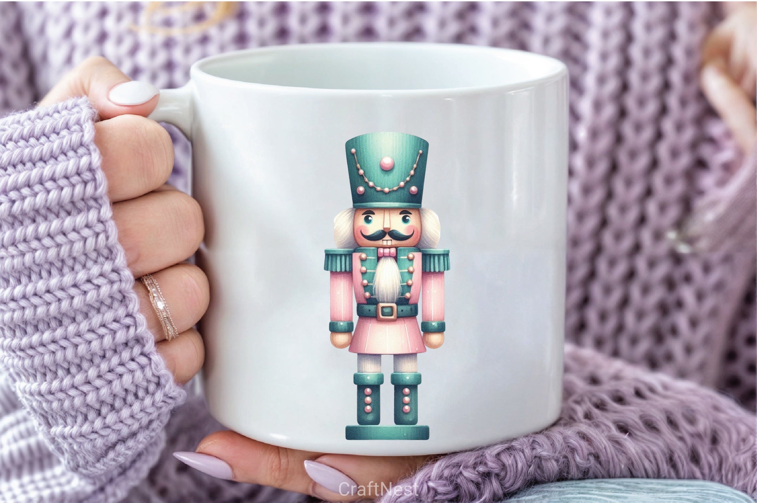 Pastel Christmas Clipart Bundle - CraftNest - Digital Crafting and Art