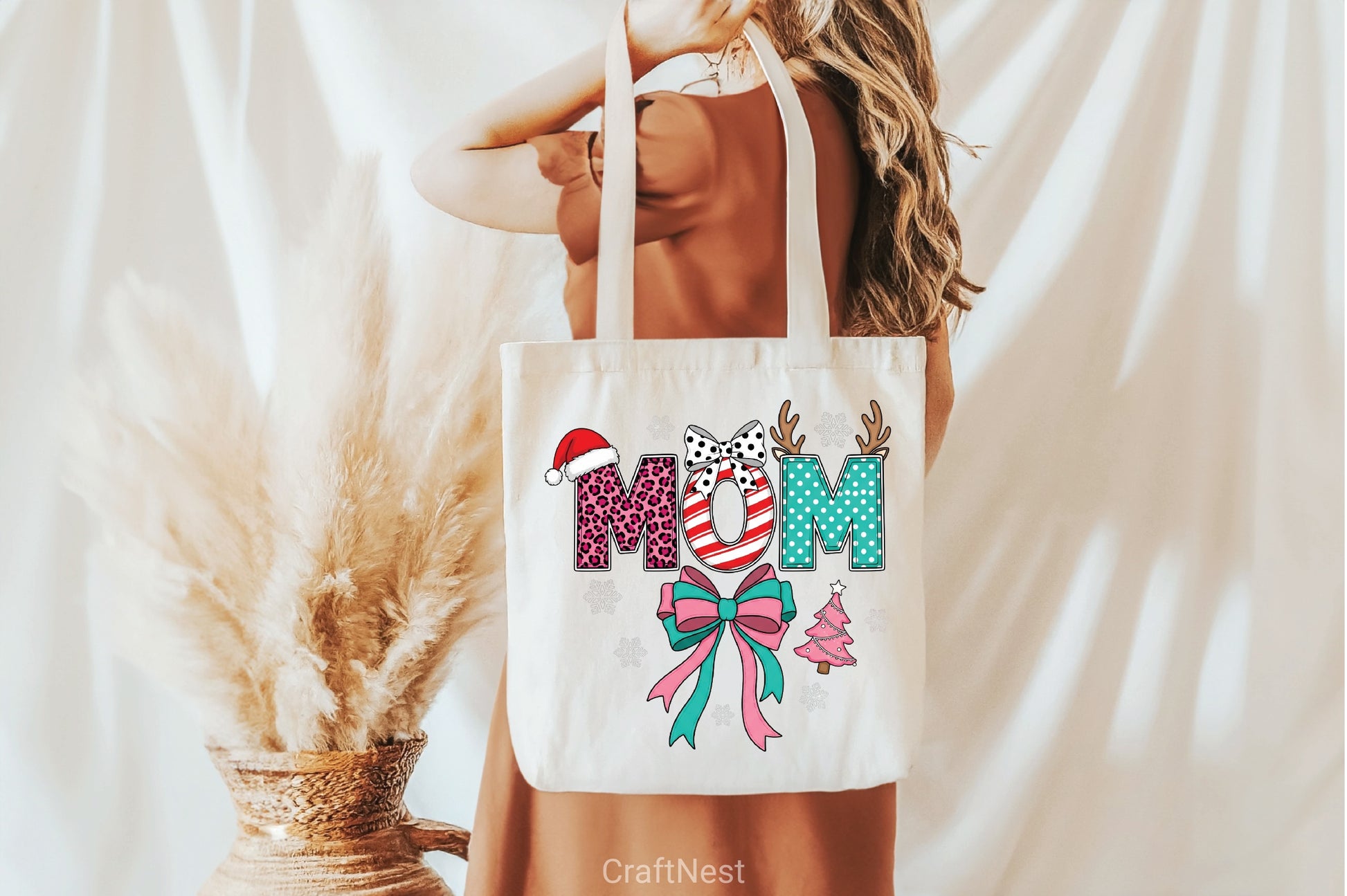 Christmas Mom Coquette Clipart Bundle 1 - CraftNest - Digital Crafting and Art