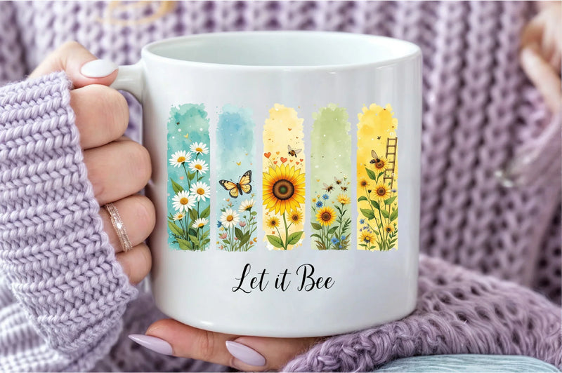 Let It Bee Positivity Spring Summer Clipart Bundle - CraftNest - Digital Crafting and Art