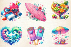 Love Summer Clipart Bundle 2 - CraftNest - Digital Crafting and Art