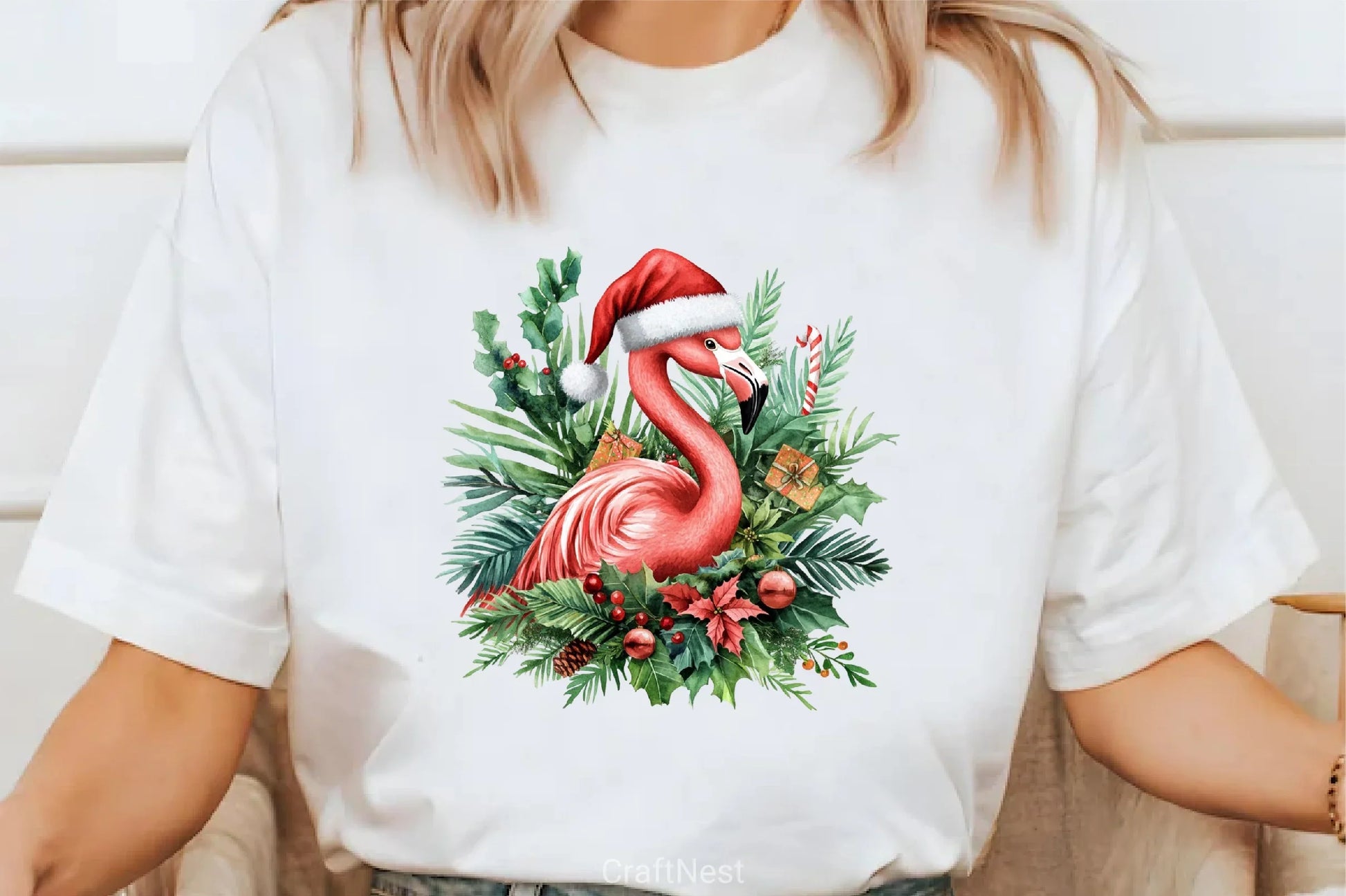 Tropical Aloha Christmas Clipart Bundle - CraftNest - Digital Crafting and Art