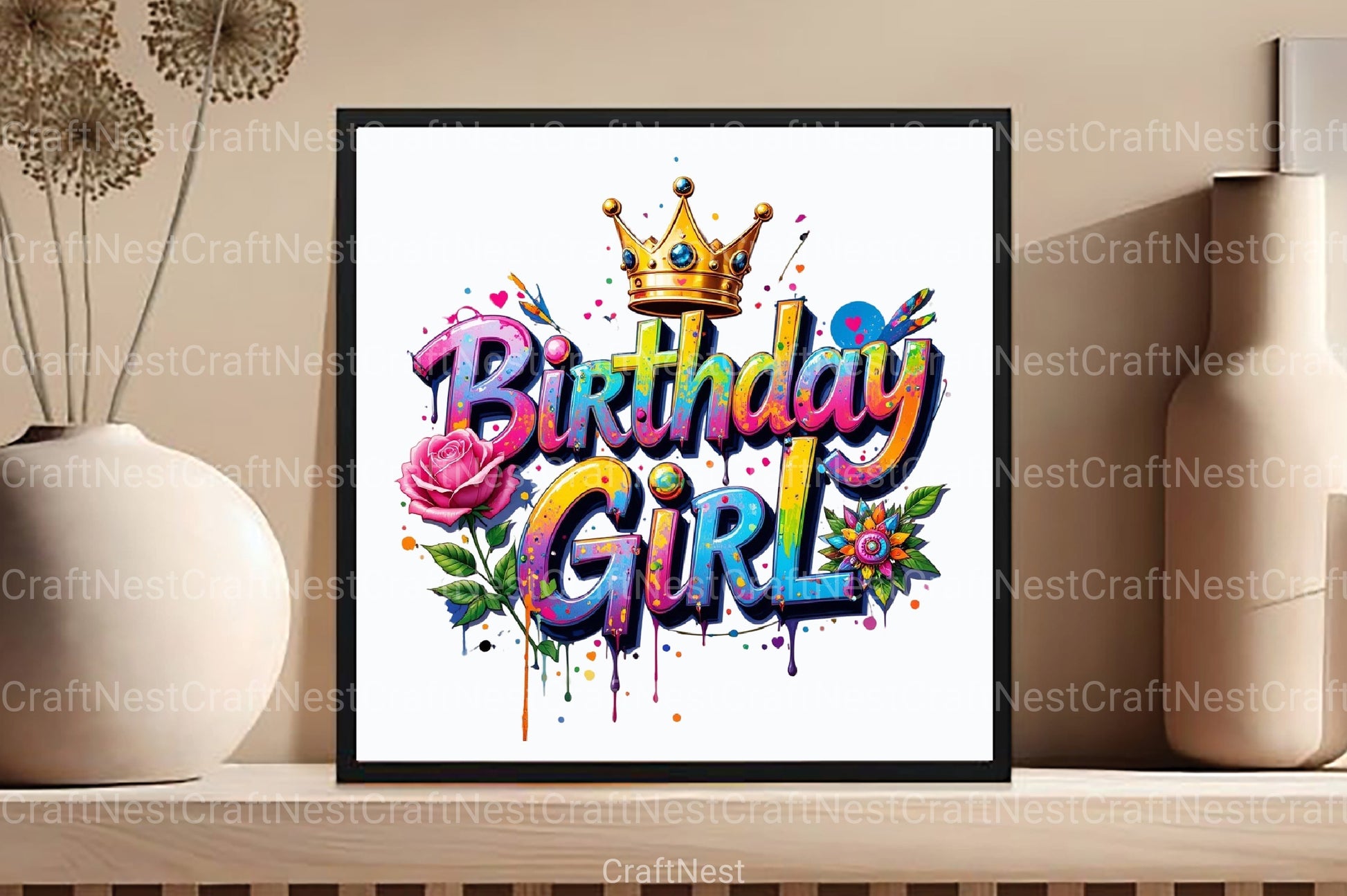 Birthday Girl Clipart Bundle 3 - CraftNest - Digital Crafting and Art