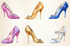 High Heels With Diamonds And Pearls Clipart Bundle - CraftNest - Digital Crafting and Art