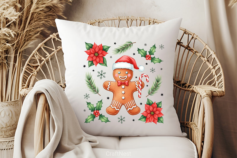 Retro Gingerbread Cookie Clipart Bundle - CraftNest - Digital Crafting and Art