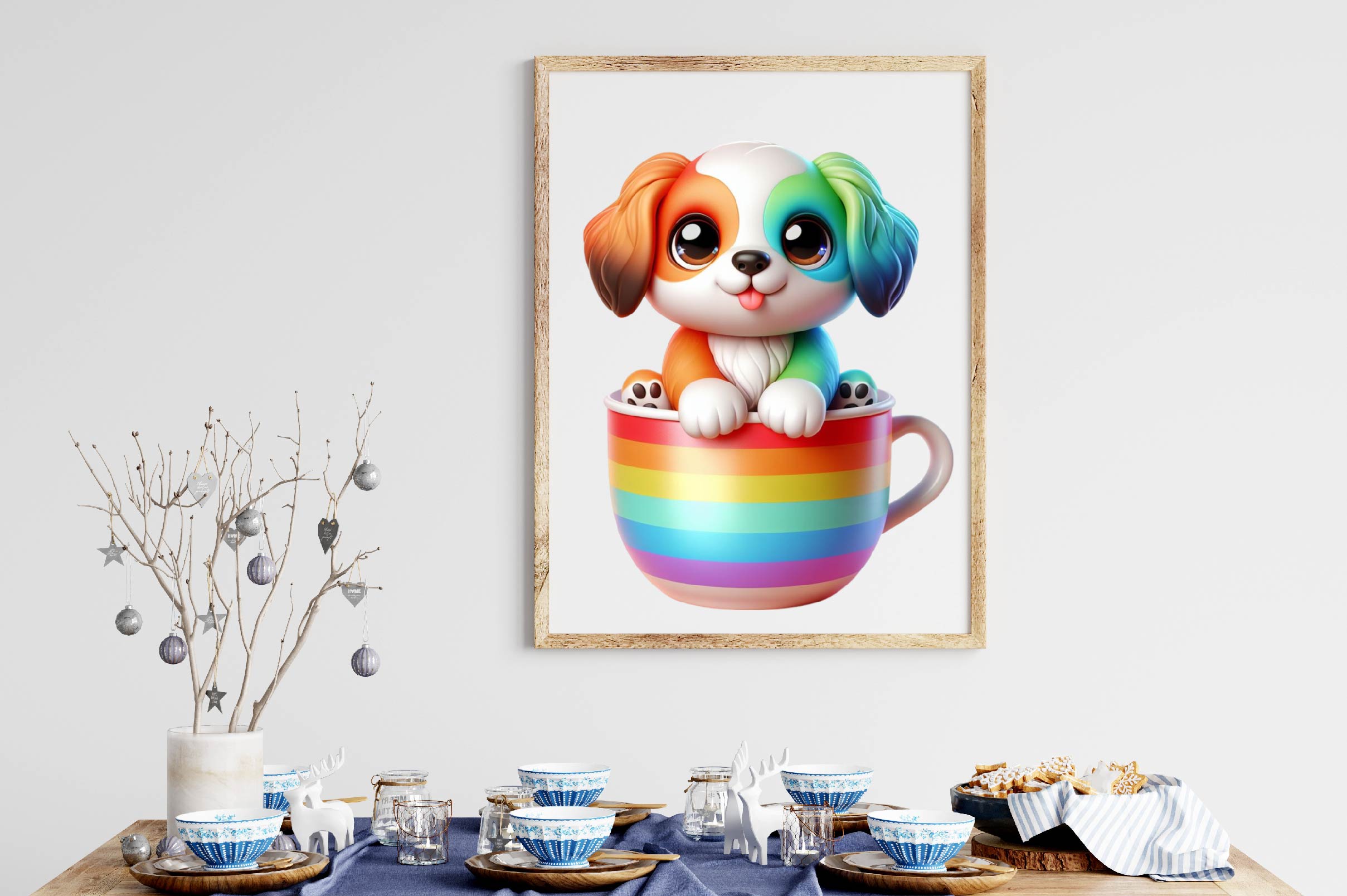 Cute Dog Coffee Cup Clipart Bundle - CraftNest - Digital Crafting and Art