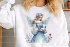 Christmas Angels Clipart Bundle - CraftNest - Digital Crafting and Art