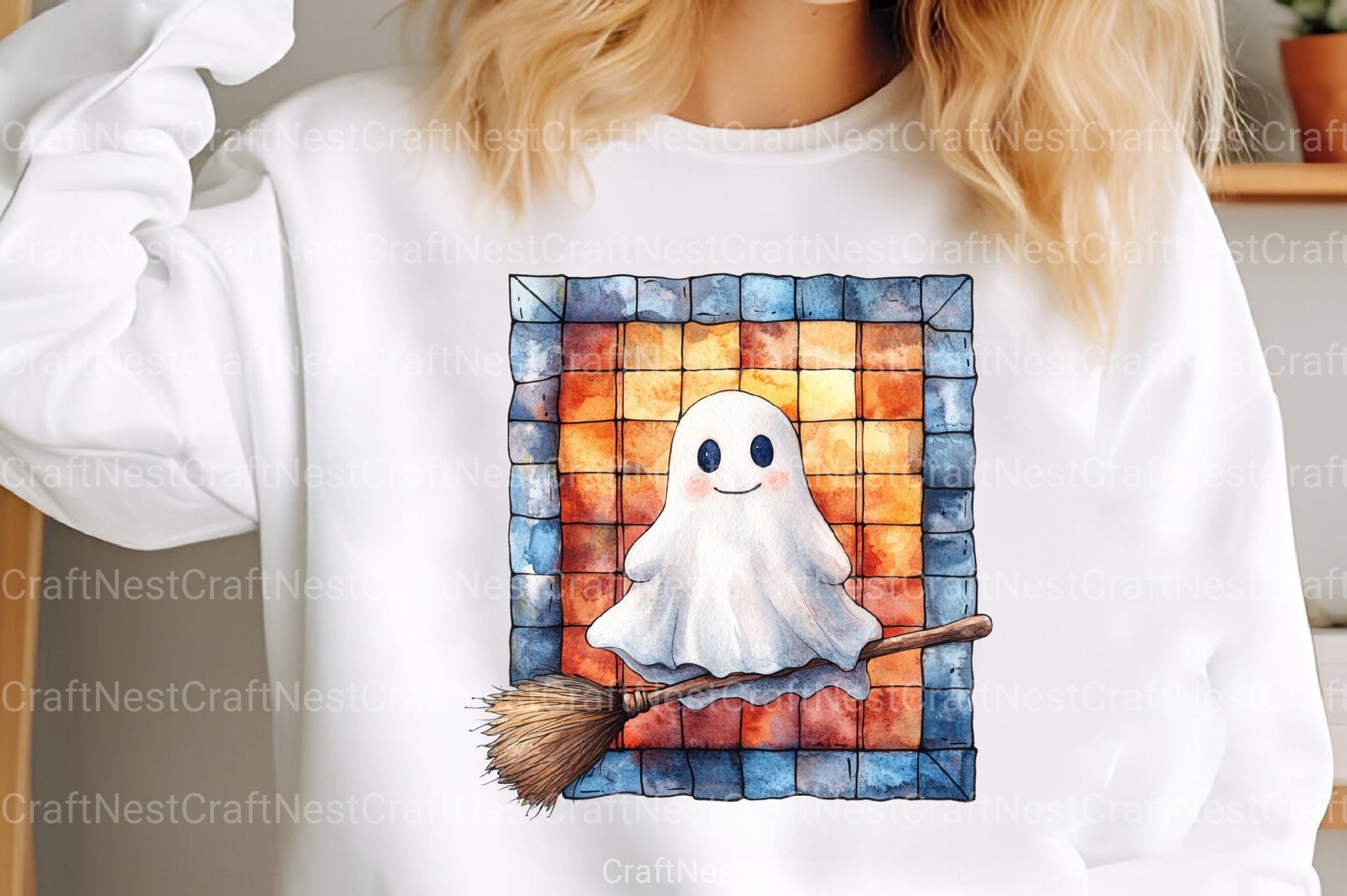 Cute Ghost Ornament Clipart Bundle - CraftNest - Digital Crafting and Art