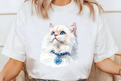 Cozy Winter Blue Snowflake Clipart Bundle - CraftNest - Digital Crafting and Art