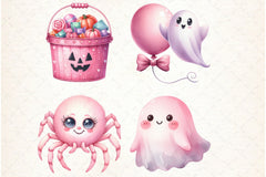 Pink Halloween Clipart Bundle 2 - CraftNest - Digital Crafting and Art