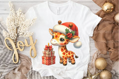 Christmas Giraffe Clipart Bundle - CraftNest - Digital Crafting and Art