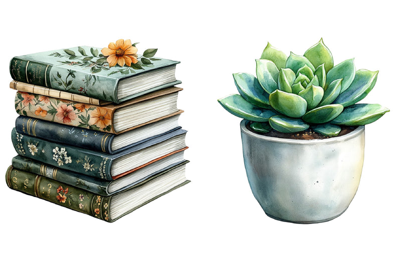 Green Planner Clipart Bundle - CraftNest - Digital Crafting and Art