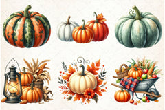 Fall Aesthetic Clipart Bundle - CraftNest - Digital Crafting and Art