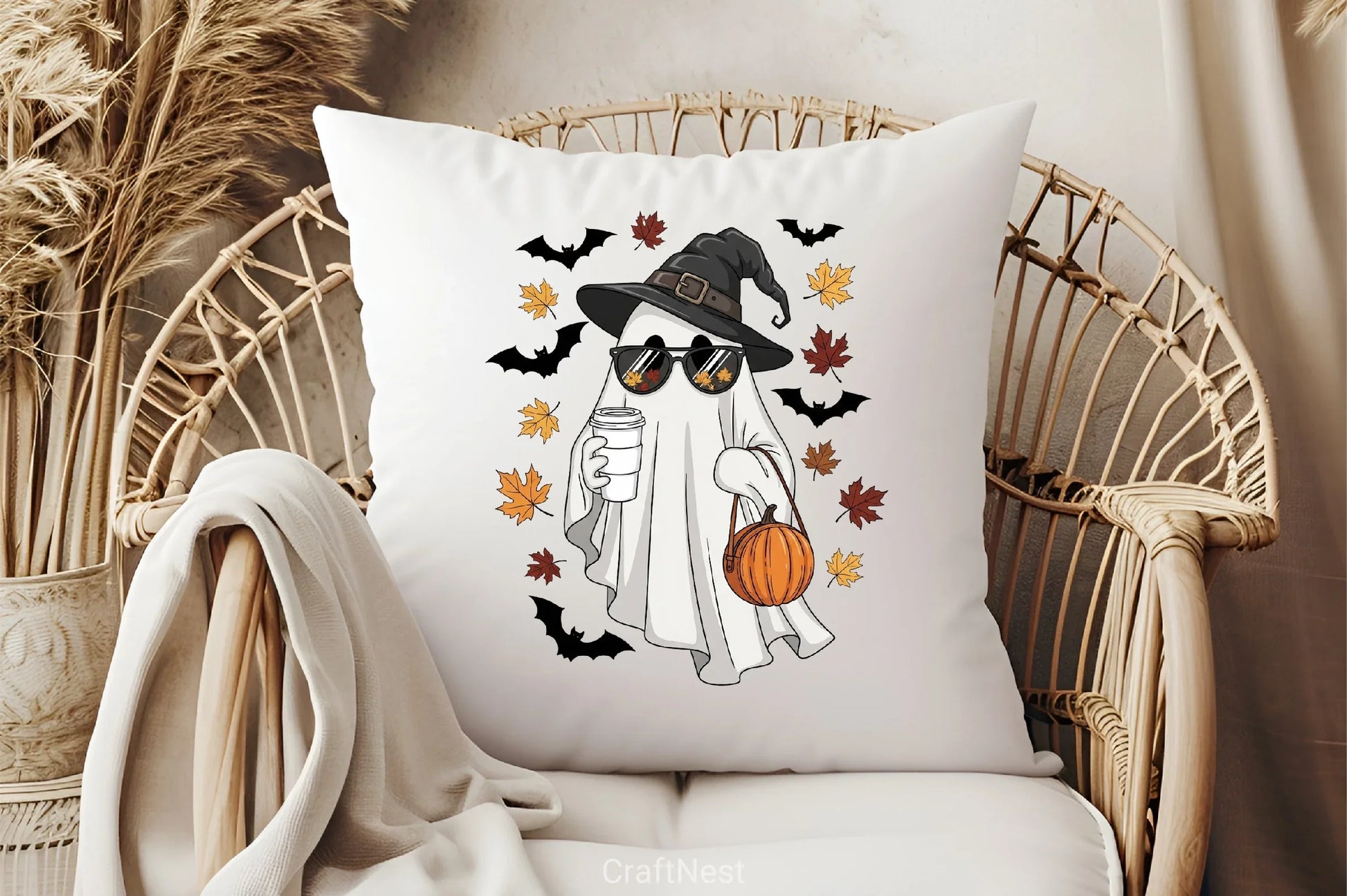 Cute Halloween Ghost Clipart Bundle 5 - CraftNest - Digital Crafting and Art