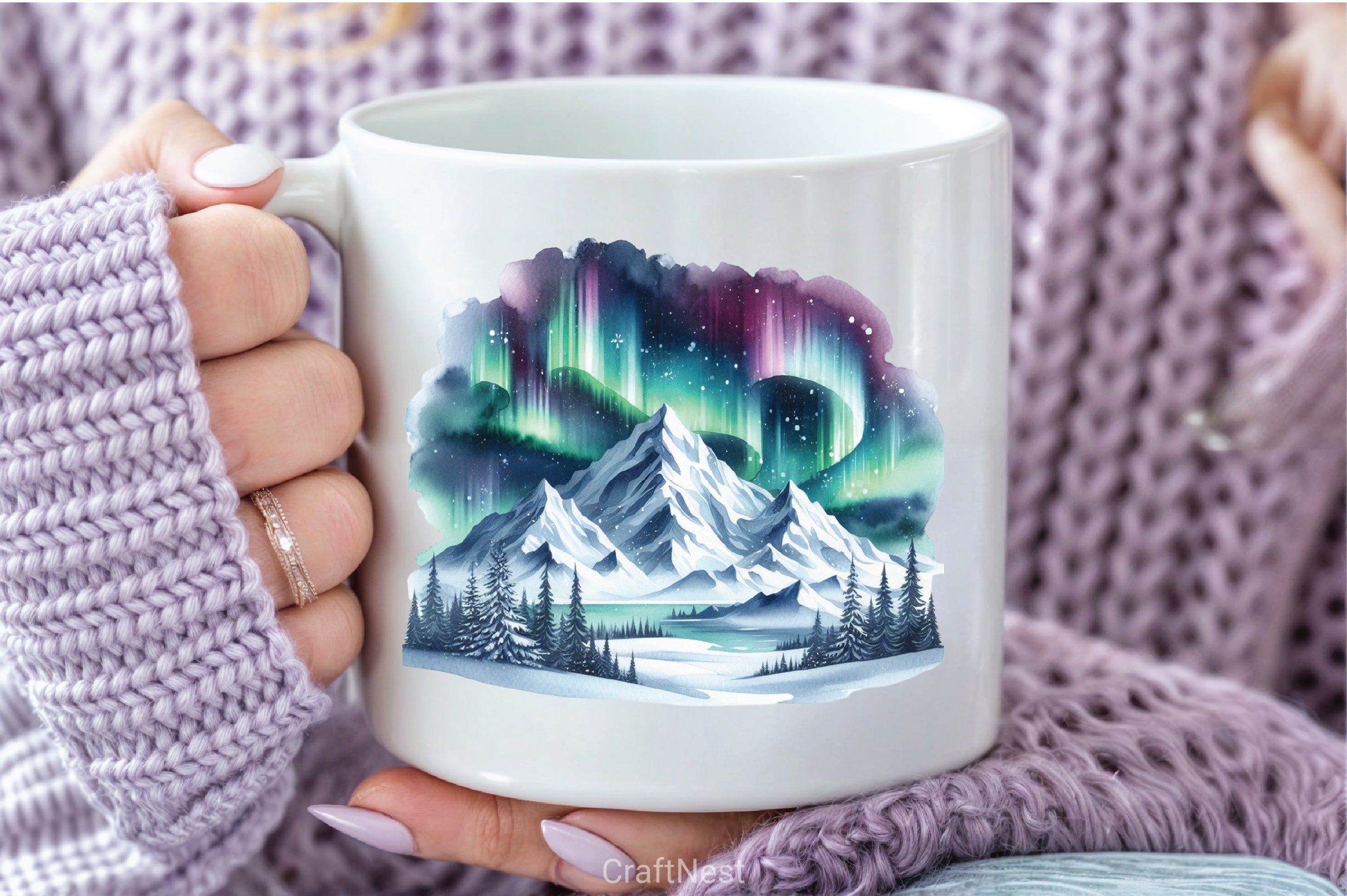 Northern Lights Clipart Bundle - CraftNest - Digital Crafting and Art