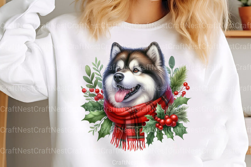 Christmas Dogs Clipart Bundle 666 - CraftNest - Digital Crafting and Art