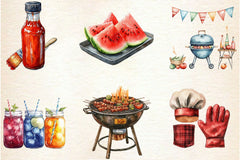 Summer Barbecue Day Clipart Bundle 2 - CraftNest - Digital Crafting and Art