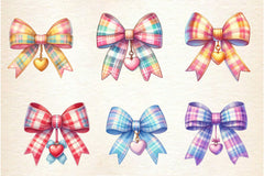 Coquette Valentine Bow Clipart Bundle 4 - CraftNest - Digital Crafting and Art