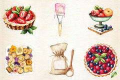 Bohemian Summer Baking Clipart Bundle 2 - CraftNest - Digital Crafting and Art