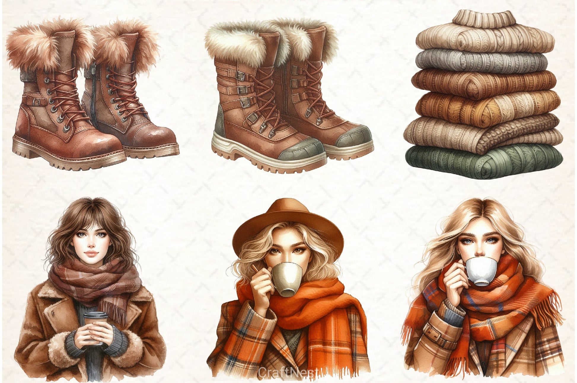 Autumn Clipart Bundle 8 - CraftNest - Digital Crafting and Art